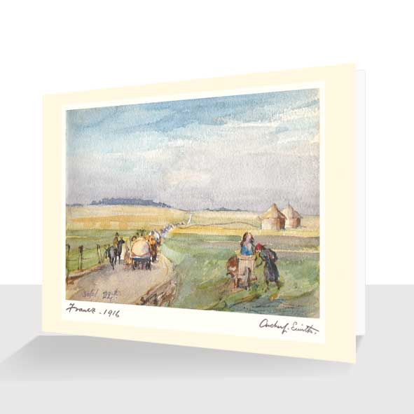 Fine Art Greeting Card : France 24th Sept 1916 A5