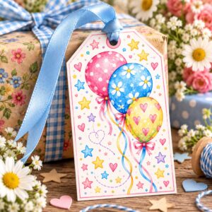 Christening and naming day cards and tags