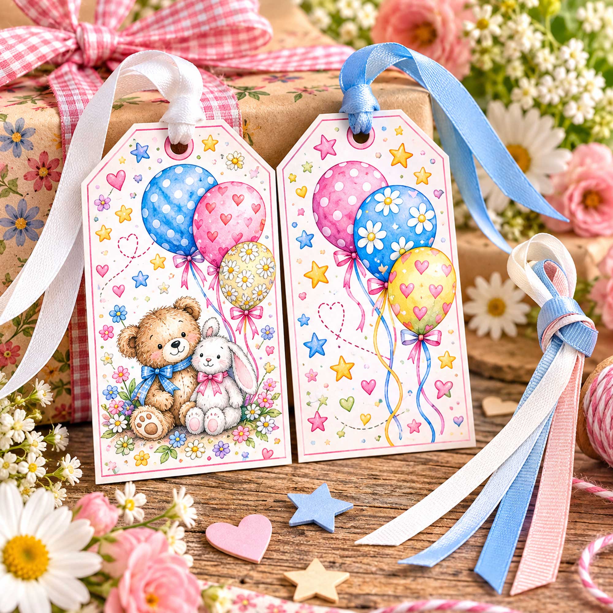 Christening Day Card - With Love - Fun Modern - Image 6