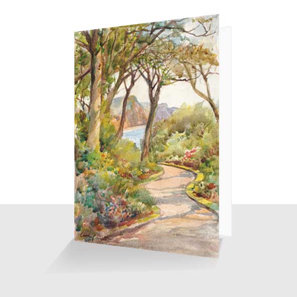 Path to the Sea : A5 Fine Art Greeting Card