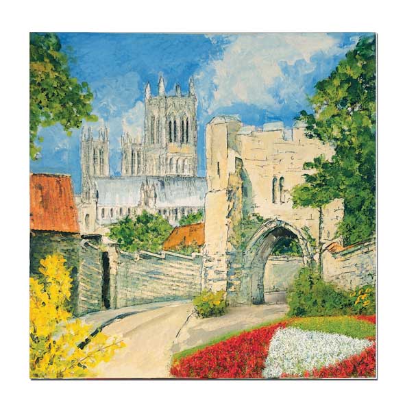 Lincoln Souvenir Postcard Pottergate