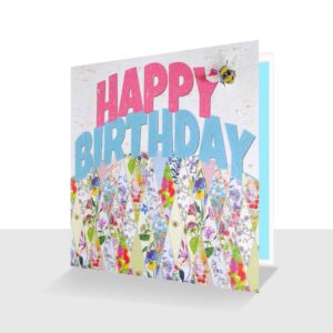Patchwork Happy Birthday Card