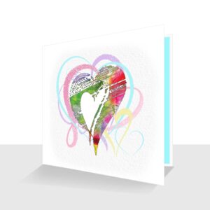 Heart All Occasion Card : Valentine Love