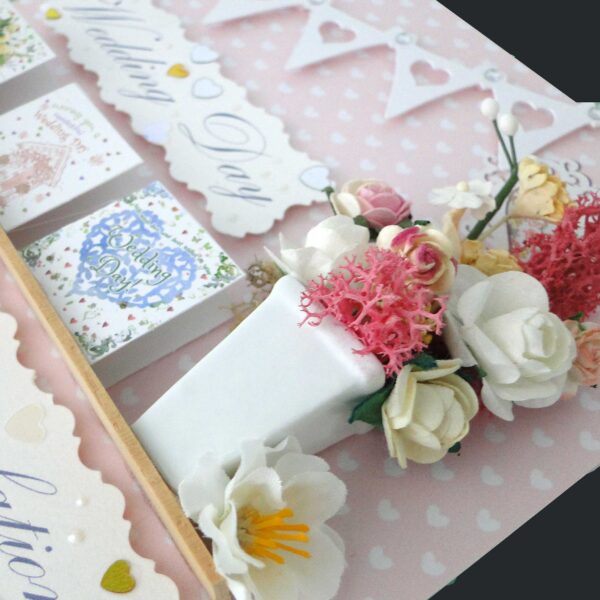 Luxury Boxed Wedding Card - Wedding Day Congratulations Card