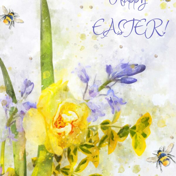 Luxury Happy Easter Card-Single Card or 4 Pack Option-Luxury Easter Card