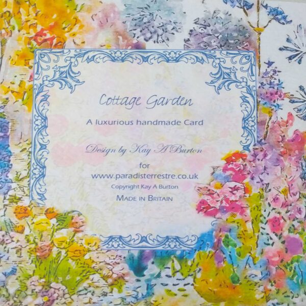 Cottage Garden Boxed Card Pink and Yellow Special Happy Birthday Card
