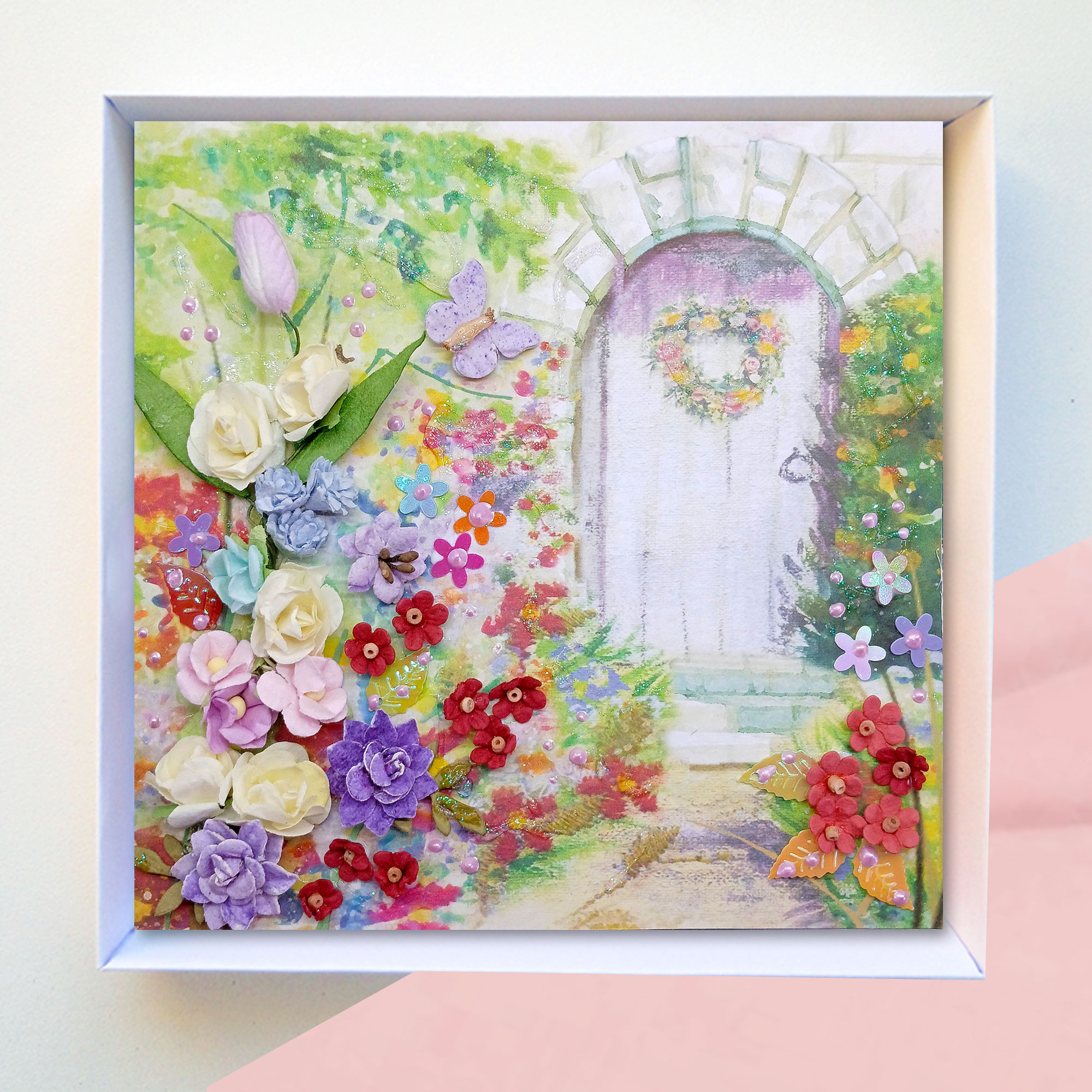 Secret Garden Boxed Card Luxury All Occasion 3D Card