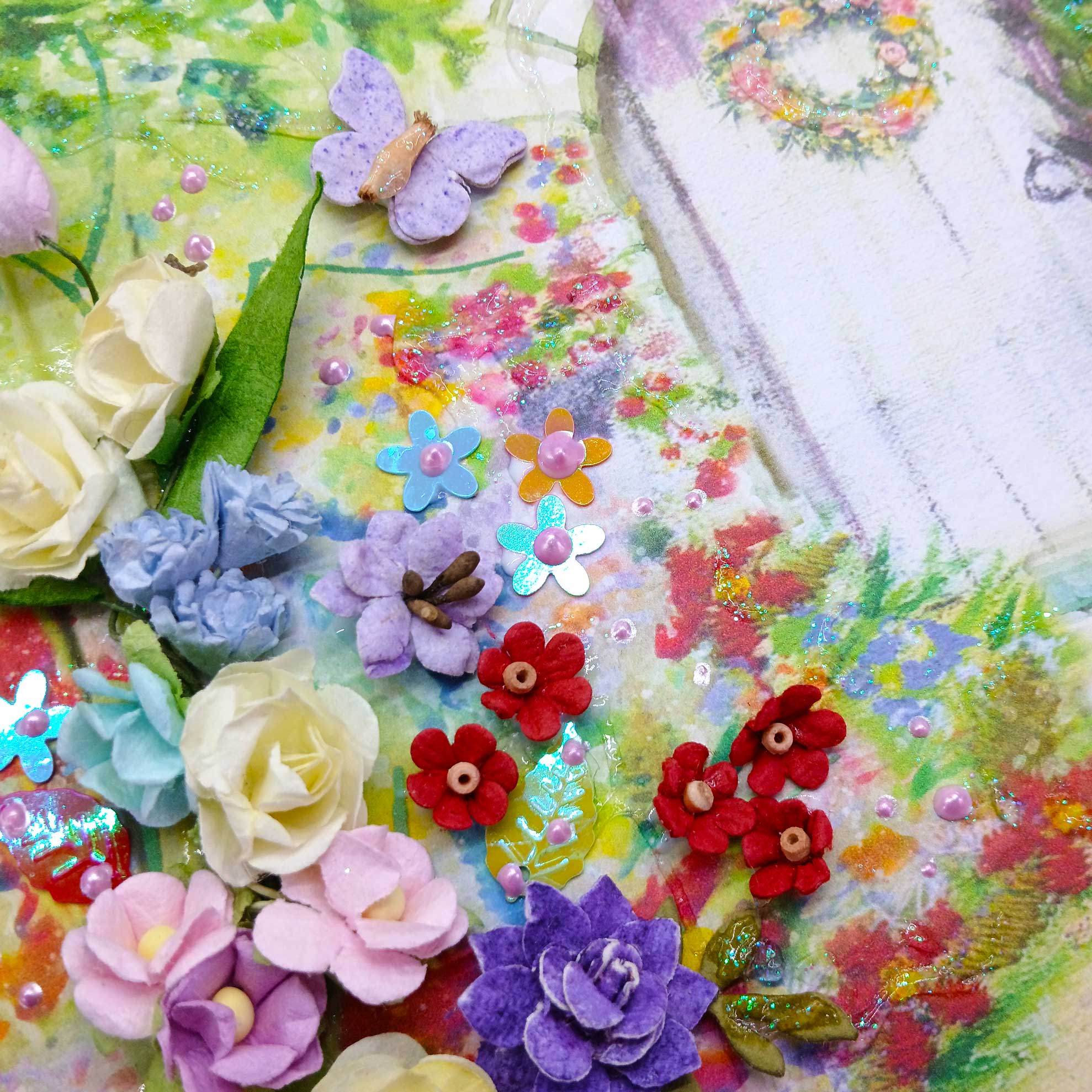 Secret Garden Boxed Card Luxury All Occasion 3D Card