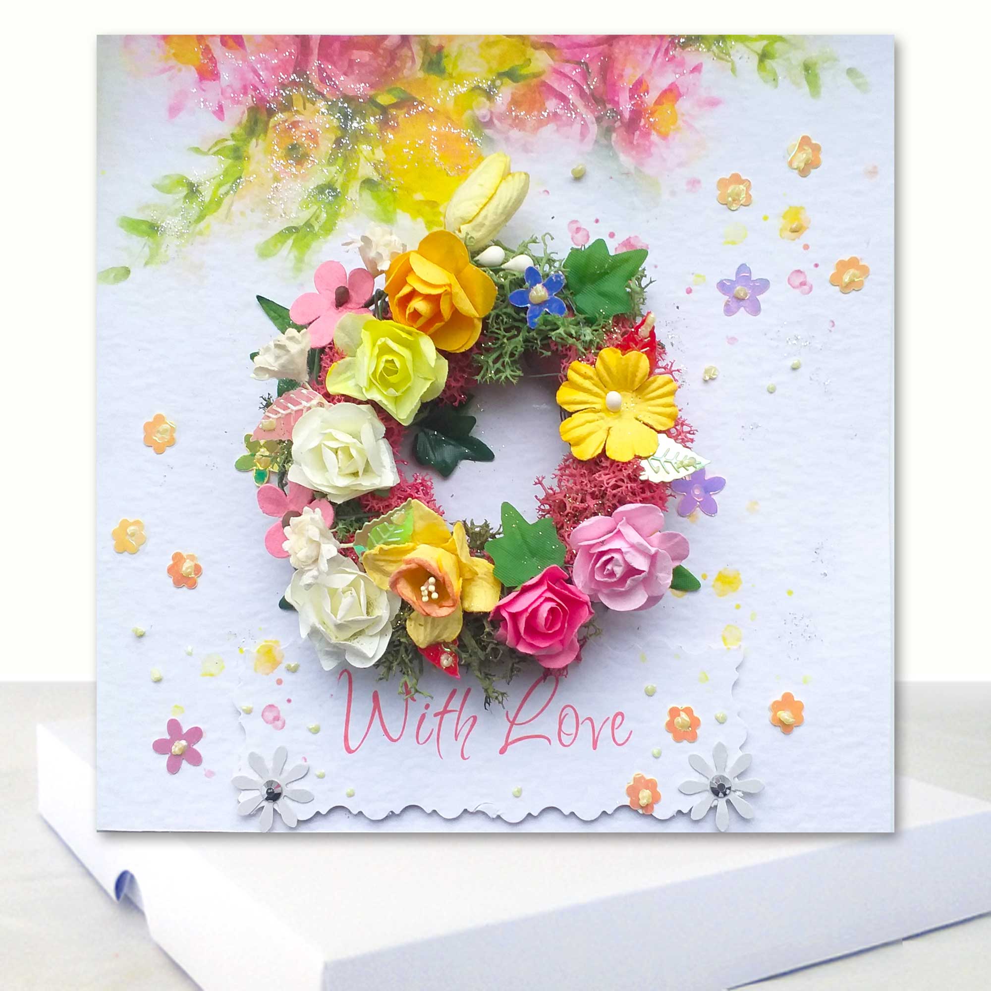 thumbnail image 2 of 3D Greeting Cards Creative 3D Pop-Up Card Rainbow Flowers Pop Up Greeting Card Birthday Cards 2 of 14