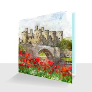 Conwy Castle Greeting Card : Quality Printed Greetings Art Card