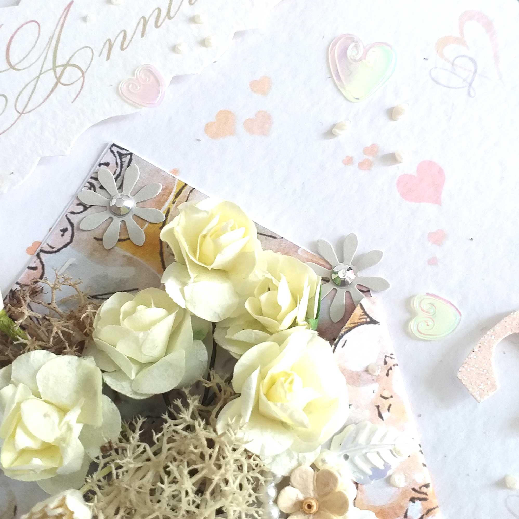 Luxury Pearl Anniversary Card : 3D Boxed 30th Wedding Anniversary Card