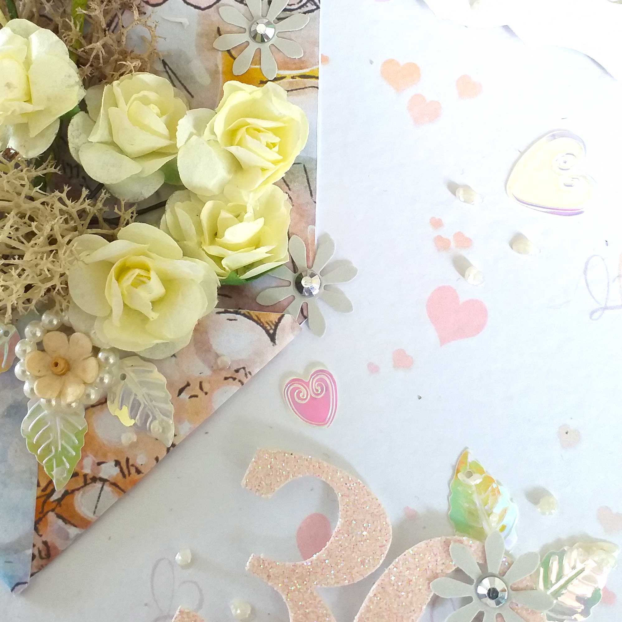 Luxury Pearl Anniversary Card : 3D Boxed 30th Wedding Anniversary Card