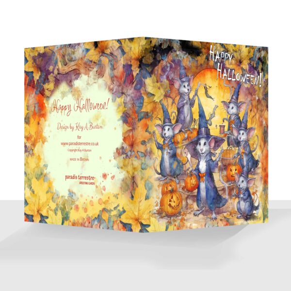Happy Halloween Party Card Celebrate the 31st October