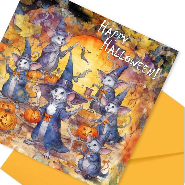 Happy Halloween Party Card Celebrate the 31st October