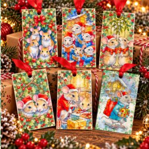 Christmas Mice Gift Tags