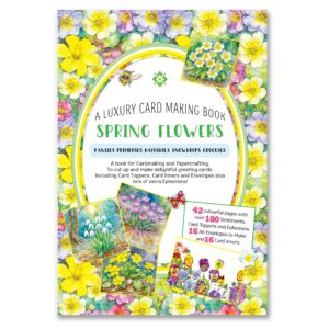Card Making Book Spring Flowers Quality Paper Craft Book