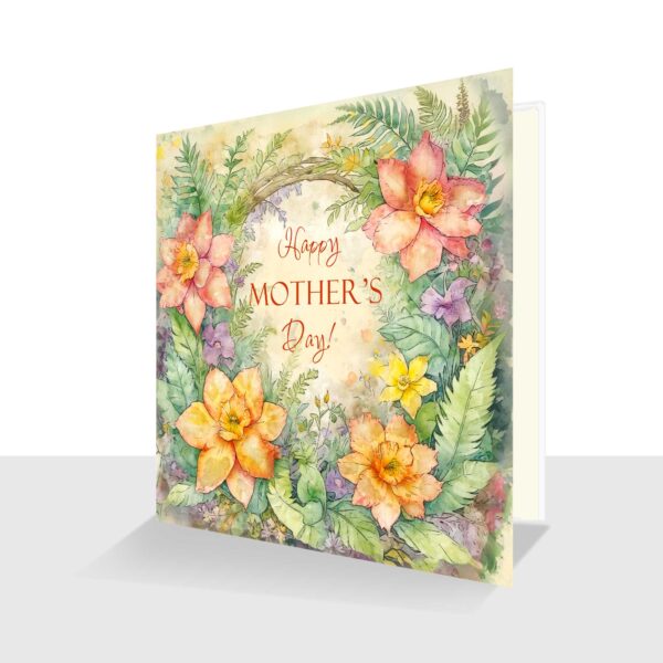 Happy Mothers Day Card Luxury Flowers Card