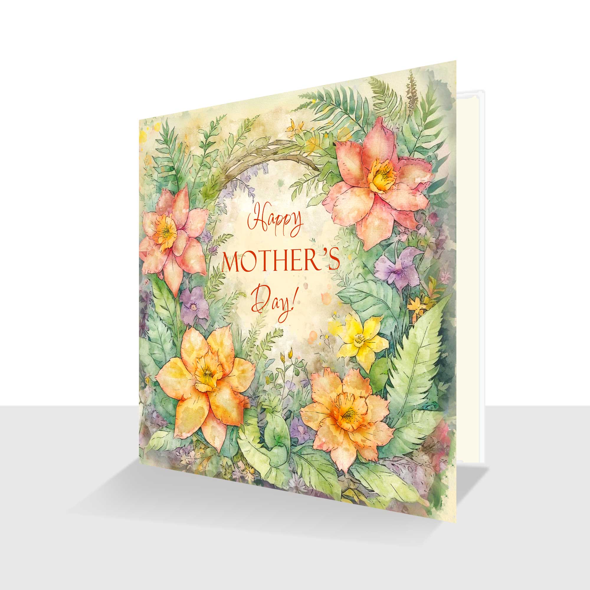 Happy Mothers Day Card Luxury Flowers Card