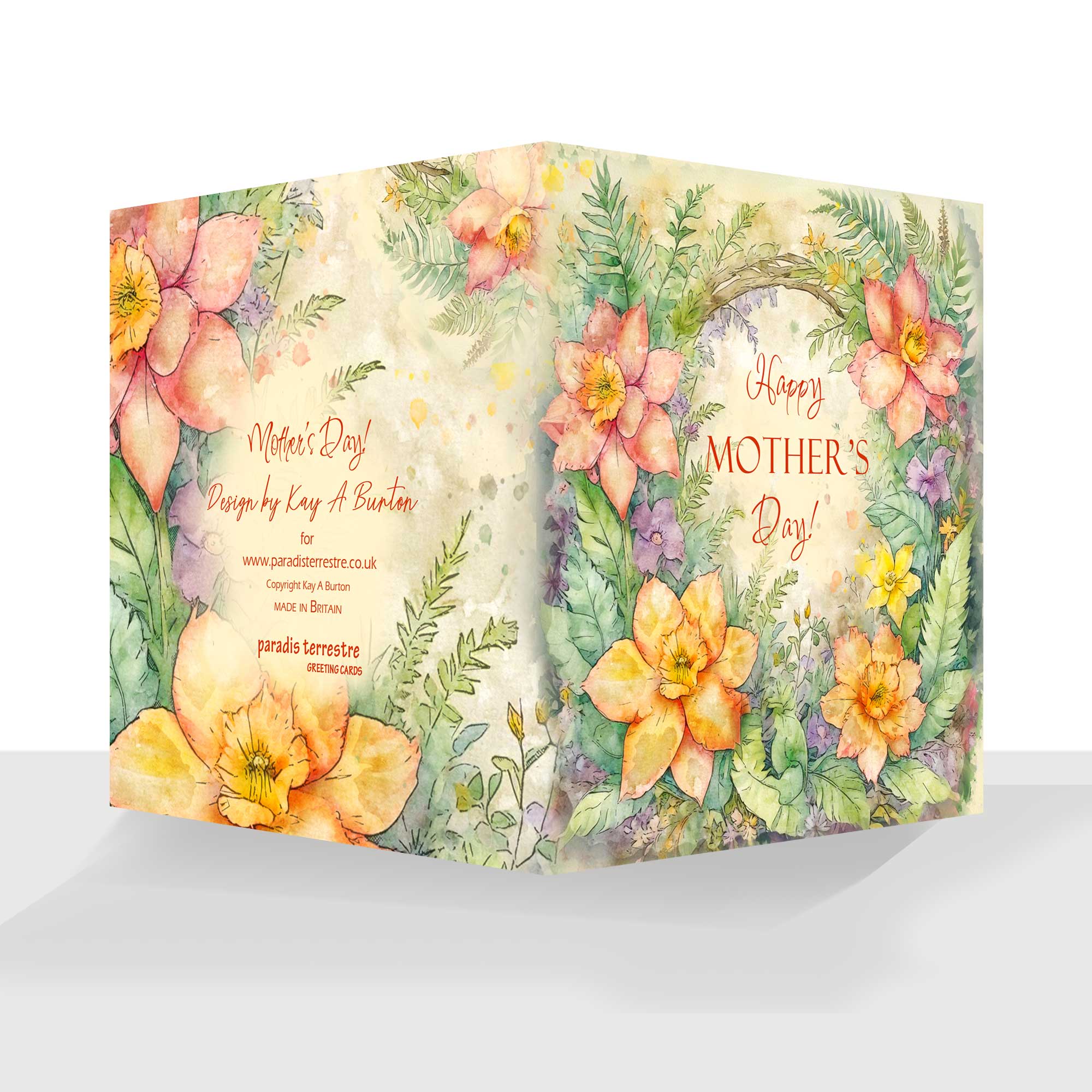Happy Mothers Day Card Luxury Flowers Card