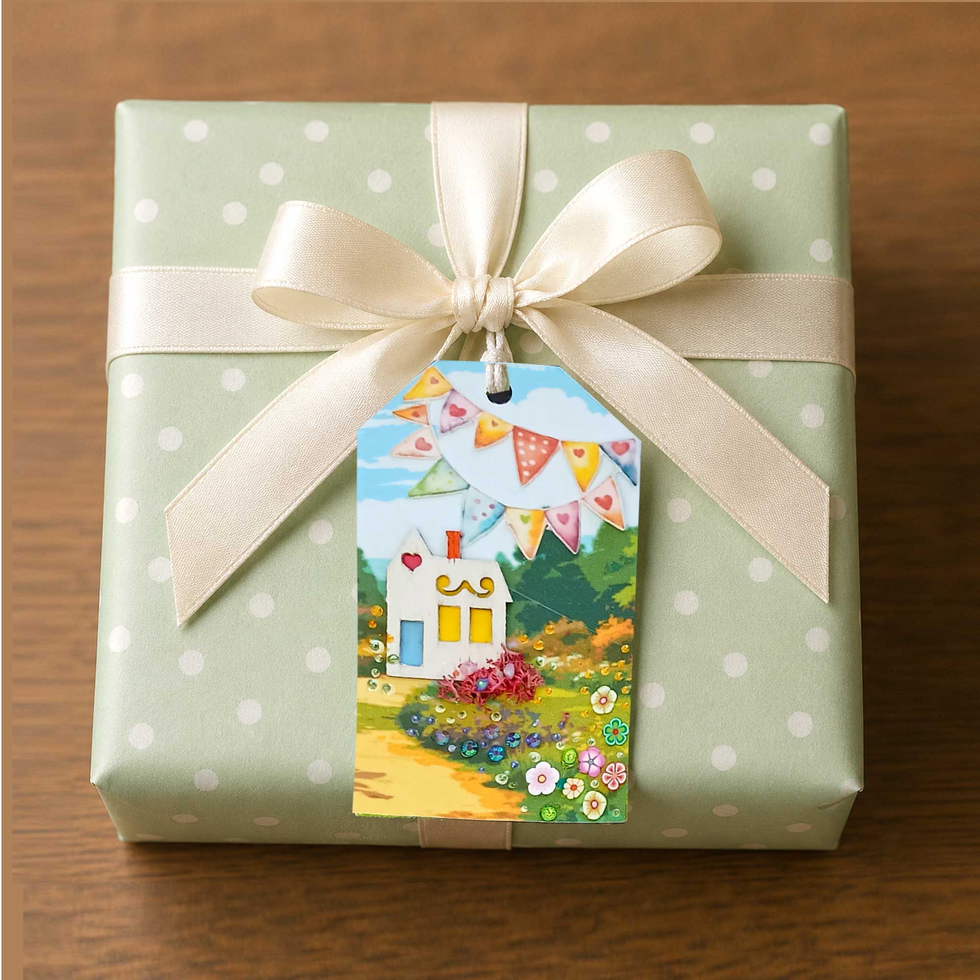 Deluxe Handmade Gift Tags - Pretty Houses
