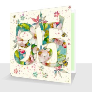 Pretty 95th Birthday Card : Beautifully Floral