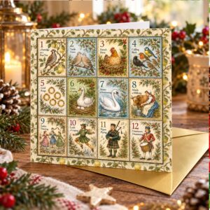 Quality 12 Days of Christmas Card