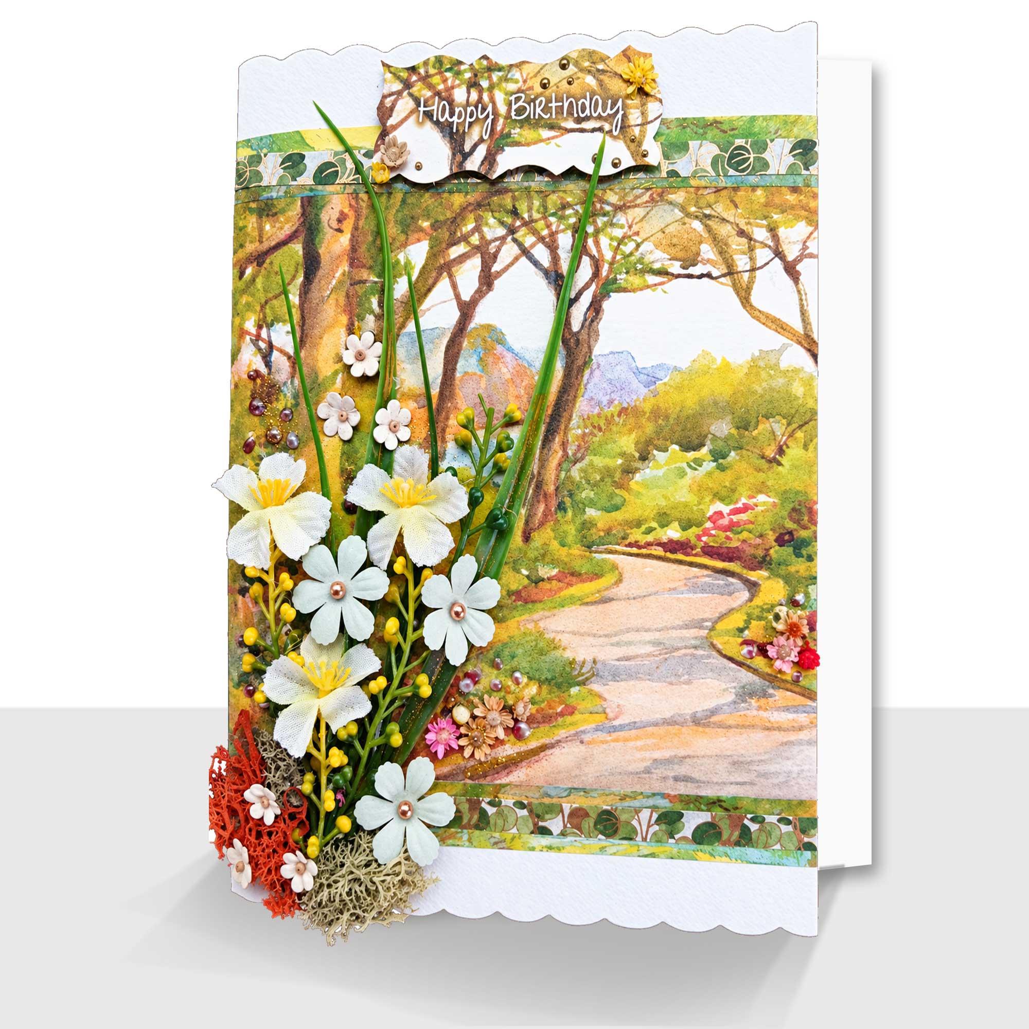 Sea View Boxed Card - Superior A5 Birthday Card Happy Birthday Male or Female