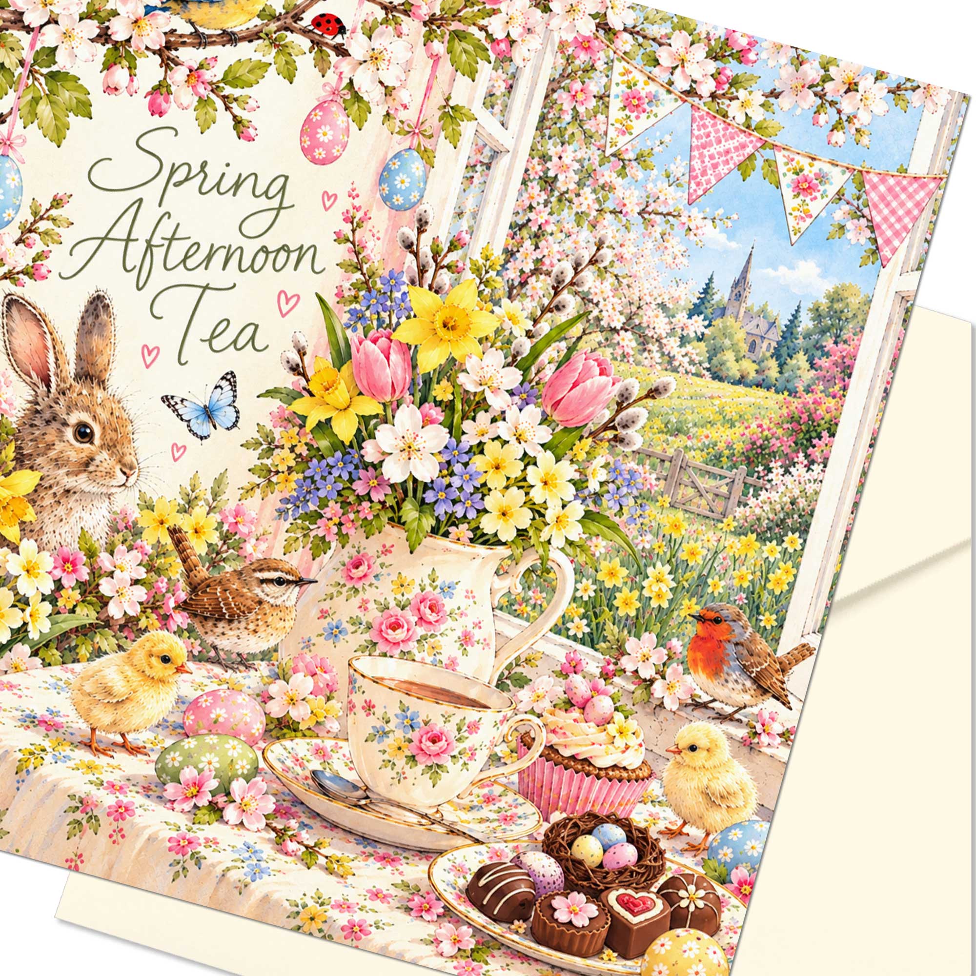 Easter Afternoon Tea Card