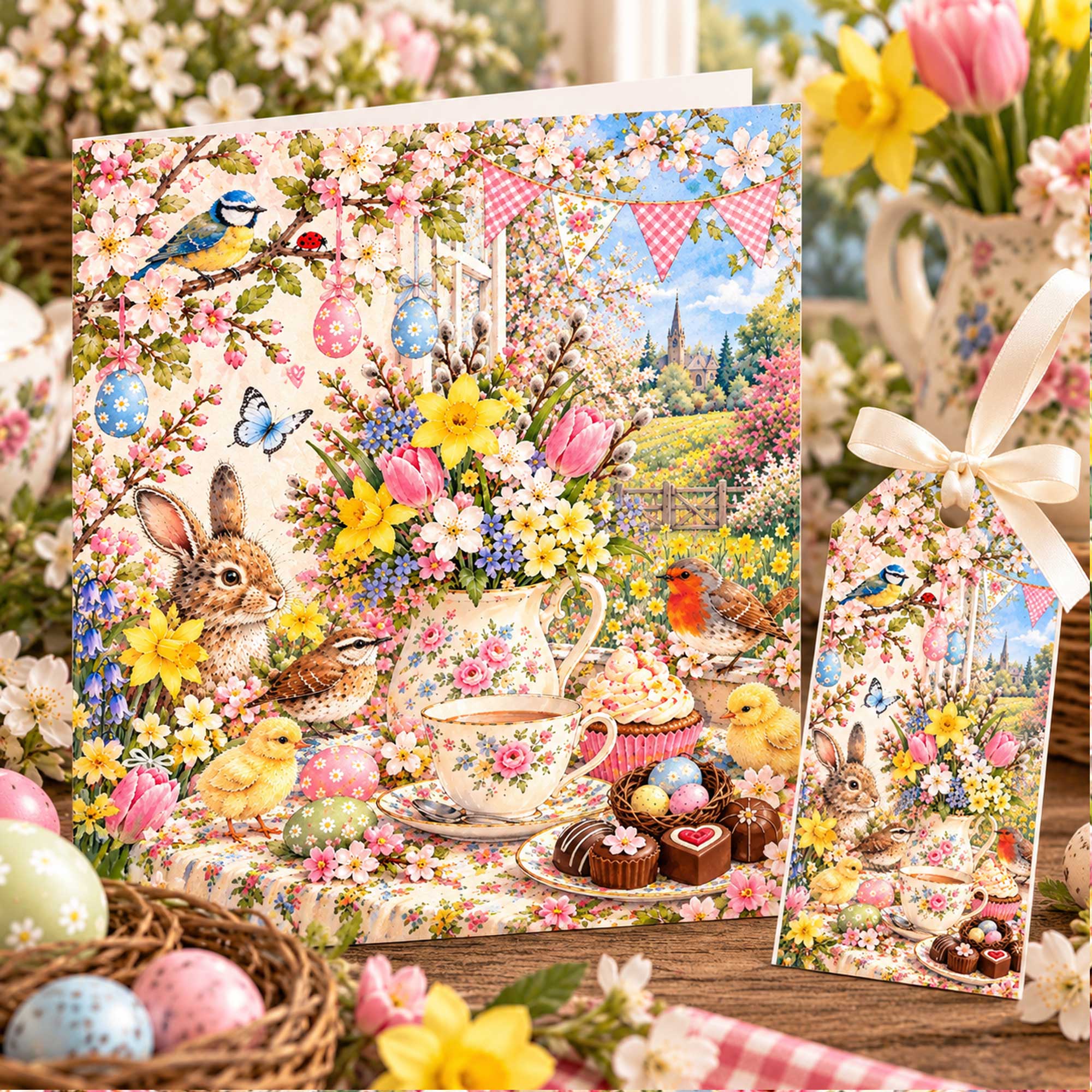 Easter and Spring Afternoon Tea Card