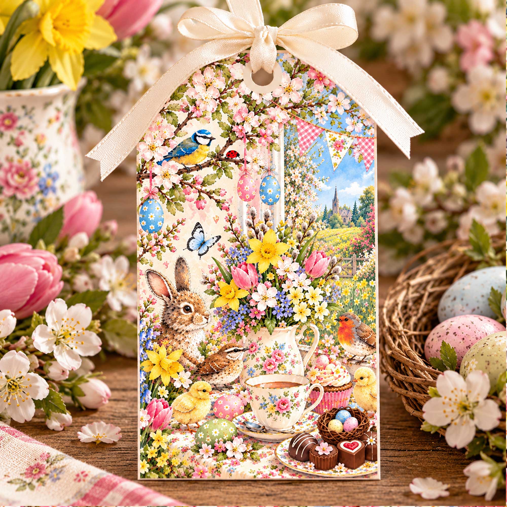Easter and Spring Afternoon Tea Card