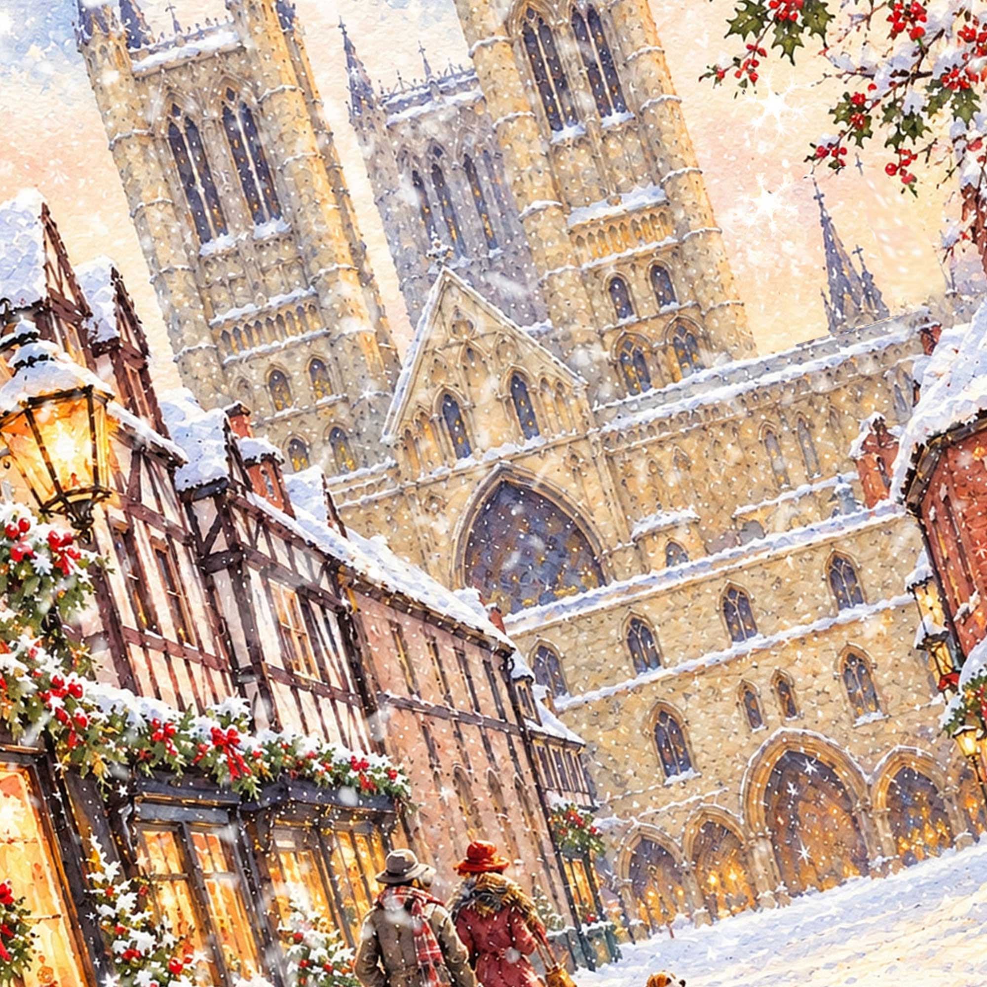Lincoln at Christmas Card