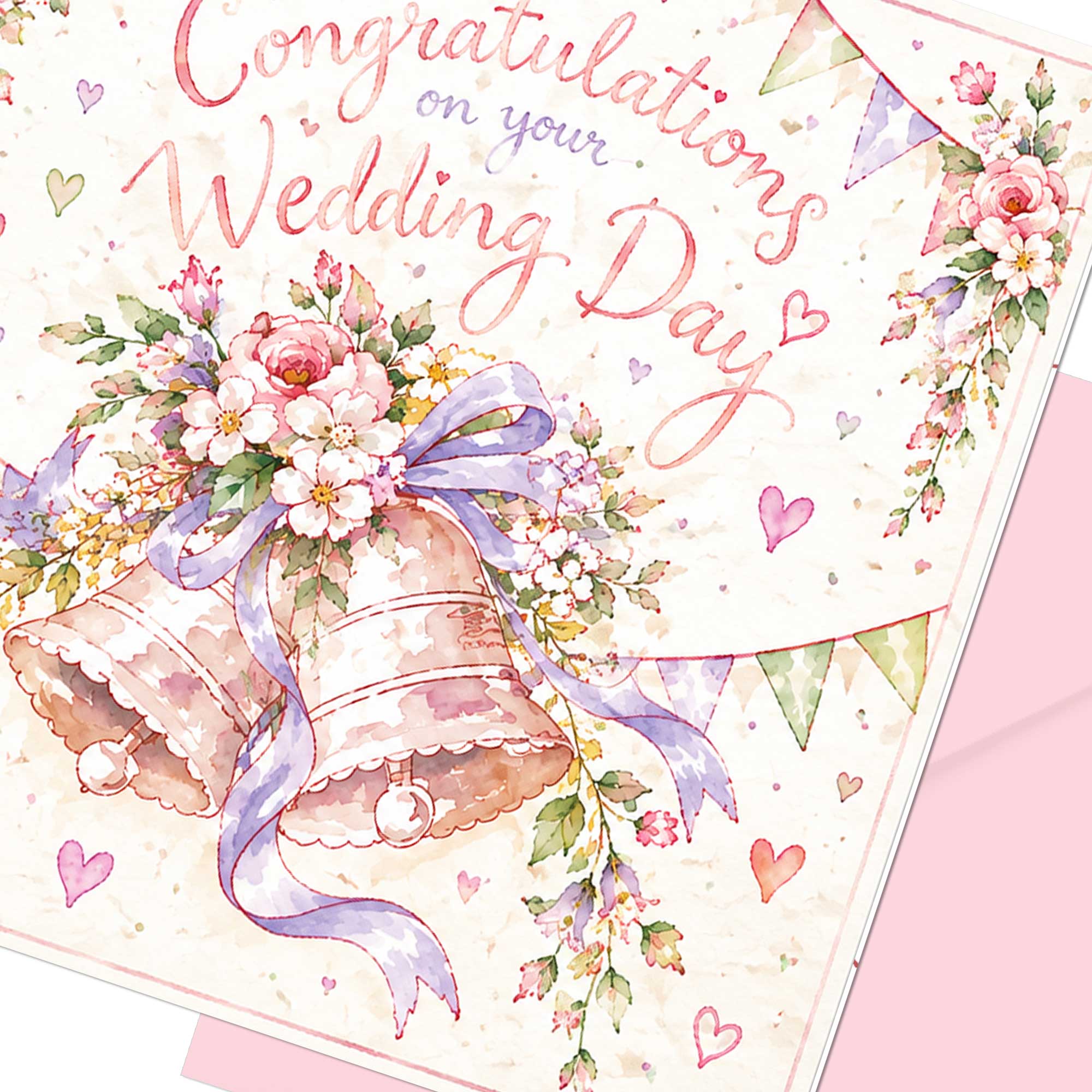Congratulations Wedding Card : Wedding Bells